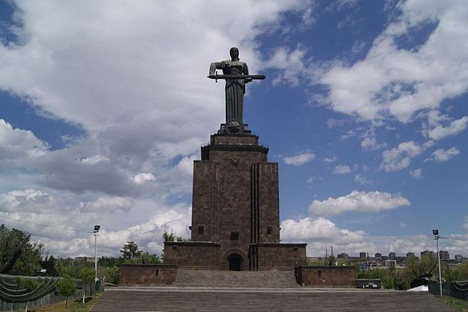 Evening walking tour in Yerevan - Republic Square after dark