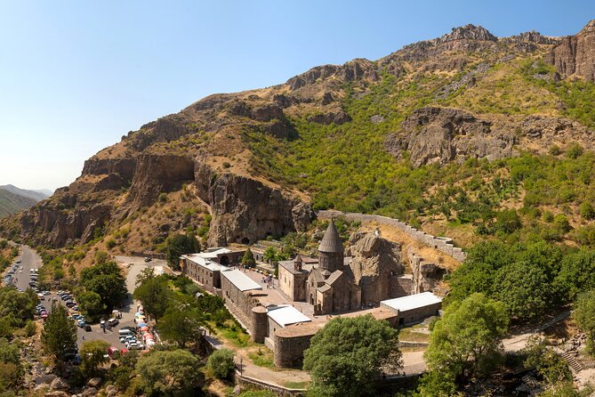 Garni,Geghard, Khor Virap Private Tour with Mt. Ararat Views - Geghard, where the church enters the rock