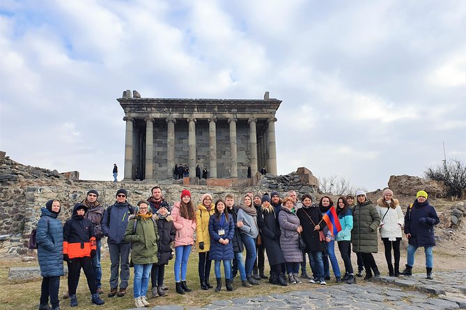 Group Tour: Garni pagan temple, Geghard monastery, Lake Sevan, Sevanavank - Charent’s Arch gives you the first big view