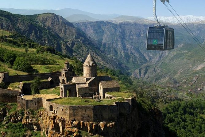 Group Tour: Khor Virap, Noravank, Tatev monasteries (wayback on Ropeway) - Noravank in a narrow red-rock gorge