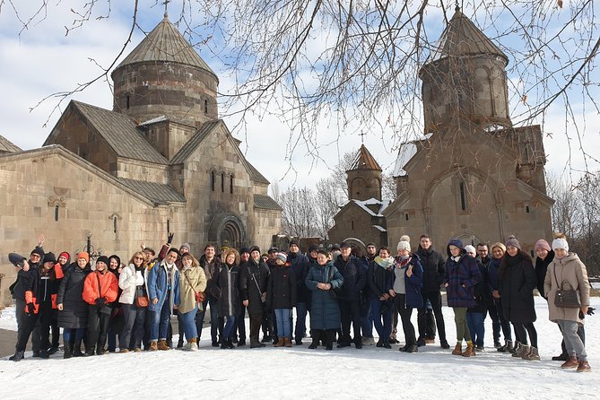 Group Tour: Tsaghkadzor (Kecharis, Ropeway), Lake Sevan, Trout barbecue treat - Kecharis Monastery and medieval Armenian stonework