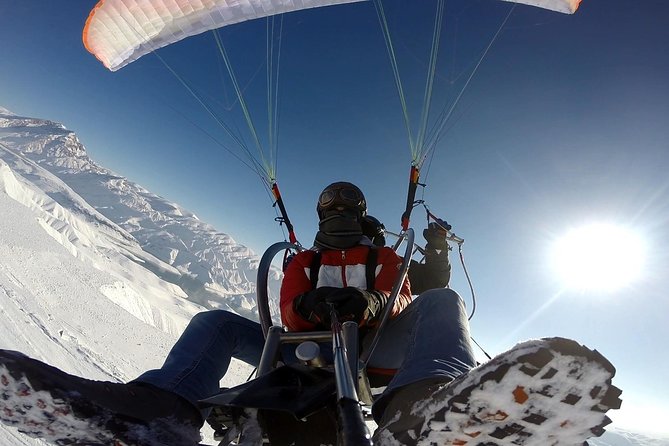 Paragliding in Armenia - Preparing for a high-altitude launch