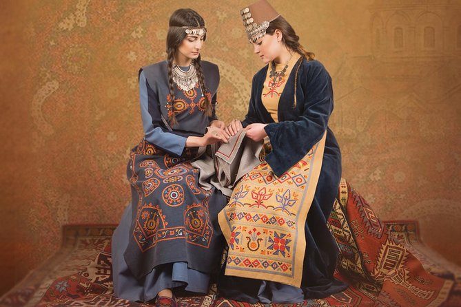 Photoshoot in Armenian garments - The Studio Setting and Portrait Session