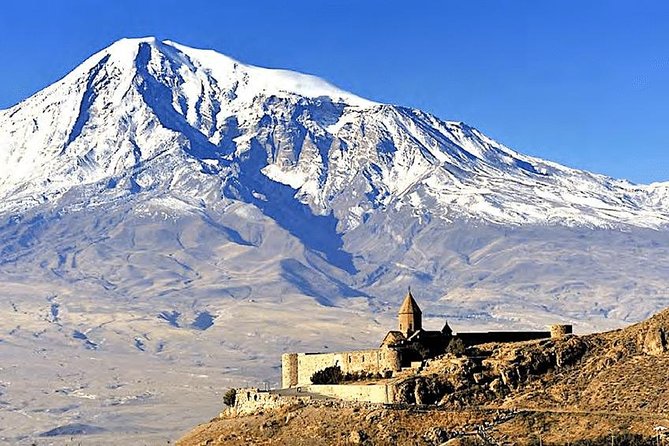 Ararat over the monastery wall