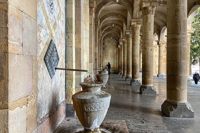 Private tour Jermuk, waterfall, Tatev Monastery and TaTev Ropeway - Tatev Monastery above three deep chasms