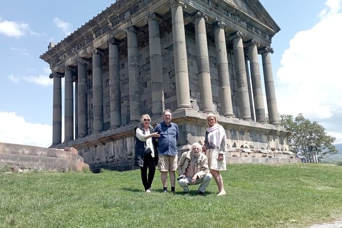 Private tour to Garni temple, Geghard Monastery, Symphony of Stones - Charents Arch and the view toward Mount Ararat