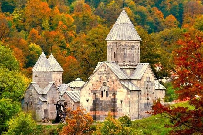 Tsaghkadzor/Kecharis, Lake Sevan/ Sevanavank, Dilijan/ Haghartsin - Haghartsin, where the road turns into the hills